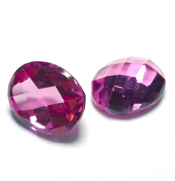Pink Sapphire Loose Gemstone Cabochon Oval Cut Perfect For A Ring Or Pendant September Birth Stone Perfect For Use With Pmc Or Metal Clay