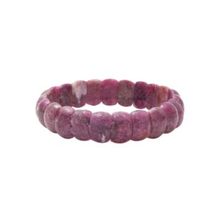 Shop Pink Tourmaline Bracelets! Exclusive Pink Tourmaline Bead Bracelet-13x8mm Cushion Rectangle Pink Gemstone Jewelry-stretchable Bracelet-best Gifts For Her / him Christmas | Natural genuine Pink Tourmaline bracelets. Buy crystal jewelry, handmade handcrafted artisan jewelry for women.  Unique handmade gift ideas. #jewelry #beadedbracelets #beadedjewelry #gift #shopping #handmadejewelry #fashion #style #product #bracelets #affiliate #ad