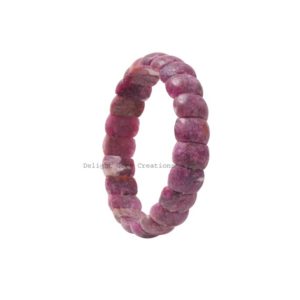 Shop Pink Tourmaline Bracelets! Natural AAA++ pink tourmaline stretchable bracelet-13mmx8mm Smooth cushion/Rectangle gemstone jewelry-adjustable bracelet-special gifts idea | Natural genuine Pink Tourmaline bracelets. Buy crystal jewelry, handmade handcrafted artisan jewelry for women.  Unique handmade gift ideas. #jewelry #beadedbracelets #beadedjewelry #gift #shopping #handmadejewelry #fashion #style #product #bracelets #affiliate #ad