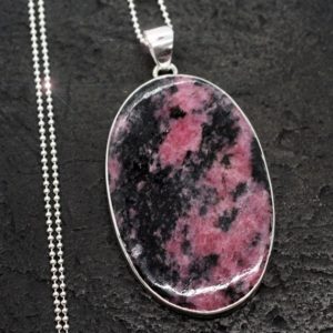 Shop Rhodonite Necklaces! Evening Rose  – Rhodonite Sterling Silver Necklace | Natural genuine Rhodonite necklaces. Buy crystal jewelry, handmade handcrafted artisan jewelry for women.  Unique handmade gift ideas. #jewelry #beadednecklaces #beadedjewelry #gift #shopping #handmadejewelry #fashion #style #product #necklaces #affiliate #ad