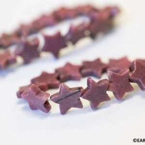Shop Rhodonite Bead Shapes! M/ Rhodonite 12mm Star beads 8" strand Natural pink gemstone beads For jewelry making | Natural genuine other-shape Rhodonite beads for beading and jewelry making.  #jewelry #beads #beadedjewelry #diyjewelry #jewelrymaking #beadstore #beading #affiliate #ad