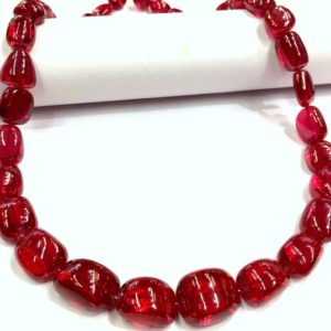 Shop Ruby Chip & Nugget Beads! Extremely Beautiful~~Gorgeous Looking~~Ruby Corundum Smooth Nuggets Beads Extra Large Size Nuggets Transparent Ruby Nuggets Gemstone Beads. | Natural genuine chip Ruby beads for beading and jewelry making.  #jewelry #beads #beadedjewelry #diyjewelry #jewelrymaking #beadstore #beading #affiliate #ad