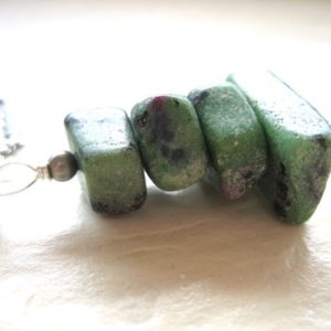 Shop Ruby Zoisite Pendants! Ruby Zoisite Necklace, Ruby Zoisite Stone Silver Chain Necklace, Handmade Necklace, Ruby Zoisite Jewelry, Ruby Zoisite Pendant Necklace | Natural genuine Ruby Zoisite pendants. Buy crystal jewelry, handmade handcrafted artisan jewelry for women.  Unique handmade gift ideas. #jewelry #beadedpendants #beadedjewelry #gift #shopping #handmadejewelry #fashion #style #product #pendants #affiliate #ad
