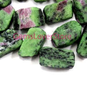 Shop Raw & Rough Ruby Zoisite Stones! 10 Pieces Natural Healing Crystal Raw Size 20-24 MM Natural Ruby Zoisite Gemstone Anyolite Rough Gemstone Genuine Rough Making Jewelry Rough | Natural genuine stones & crystals in various shapes & sizes. Buy raw cut, tumbled, or polished gemstones for making jewelry or crystal healing energy vibration raising reiki stones. #crystals #gemstones #crystalhealing #crystalsandgemstones #energyhealing #affiliate #ad