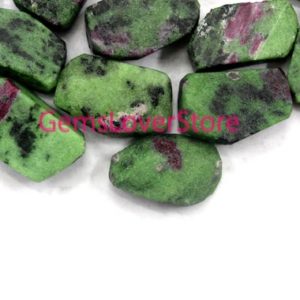 Shop Raw & Rough Ruby Zoisite Stones! 5 Pieces Semi Precious Crystal Raw Size 24-28 MM High Quality Unpolished Rough Natural Ruby Zoisite Gemstone Anyolite Rough Genuine Gemstone | Natural genuine stones & crystals in various shapes & sizes. Buy raw cut, tumbled, or polished gemstones for making jewelry or crystal healing energy vibration raising reiki stones. #crystals #gemstones #crystalhealing #crystalsandgemstones #energyhealing #affiliate #ad