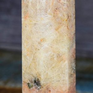 Shop Rutilated Quartz Points & Wands! Polished Rutilated Quartz Tower 5.7" weighs 222 grams | Natural genuine stones & crystals in various shapes & sizes. Buy raw cut, tumbled, or polished gemstones for making jewelry or crystal healing energy vibration raising reiki stones. #crystals #gemstones #crystalhealing #crystalsandgemstones #energyhealing #affiliate #ad
