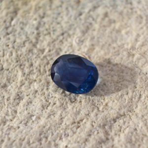 Certified natural blue Sapphire loose gemstone 1.65ct Oval sapphire stone 6x8mm | Natural genuine stones & crystals in various shapes & sizes. Buy raw cut, tumbled, or polished gemstones for making jewelry or crystal healing energy vibration raising reiki stones. #crystals #gemstones #crystalhealing #crystalsandgemstones #energyhealing #affiliate #ad