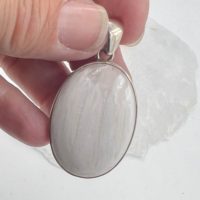 Scolecite Pendant – The Stone For Inner Peace | Natural genuine Gemstone jewelry. Buy crystal jewelry, handmade handcrafted artisan jewelry for women.  Unique handmade gift ideas. #jewelry #beadedjewelry #beadedjewelry #gift #shopping #handmadejewelry #fashion #style #product #jewelry #affiliate #ad