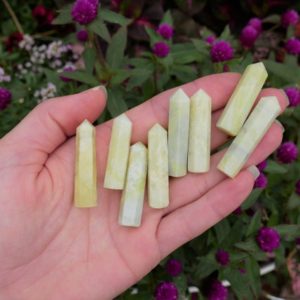 Shop Serpentine Stones & Crystals! Serpentine Small Points | Natural genuine stones & crystals in various shapes & sizes. Buy raw cut, tumbled, or polished gemstones for making jewelry or crystal healing energy vibration raising reiki stones. #crystals #gemstones #crystalhealing #crystalsandgemstones #energyhealing #affiliate #ad