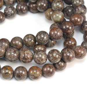 brown snowflake obsidian beads – snowflake obsidian stone – high quality gemstone beads – smooth round beads – size 4-16mm -15inch | Natural genuine round Snowflake Obsidian beads for beading and jewelry making.  #jewelry #beads #beadedjewelry #diyjewelry #jewelrymaking #beadstore #beading #affiliate #ad