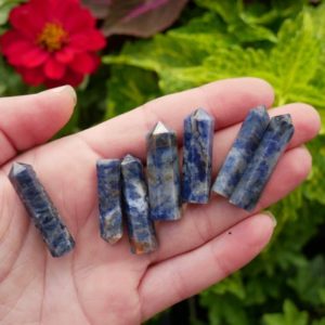 Shop Sodalite Points & Wands! Sodalite Points – Crystal Points – Sodalite Towers – Crystal Towers Points – Crystal Grids – Stones for Third Eye – Stones for Intuition | Natural genuine stones & crystals in various shapes & sizes. Buy raw cut, tumbled, or polished gemstones for making jewelry or crystal healing energy vibration raising reiki stones. #crystals #gemstones #crystalhealing #crystalsandgemstones #energyhealing #affiliate #ad
