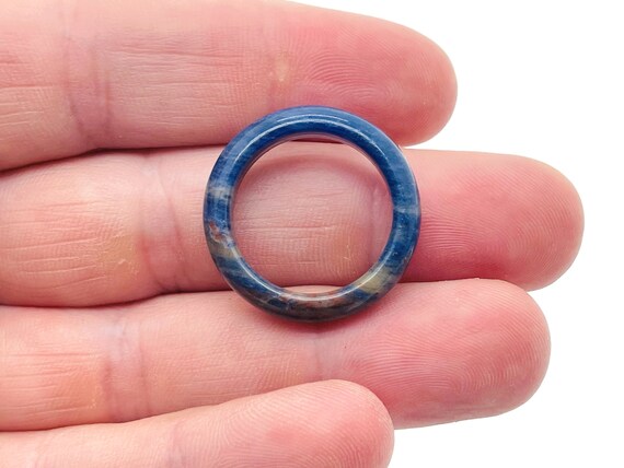 Sodalite Ring - Crystal Ring – Natural Sodalite - Jewelry Making Supplies - Ri1007