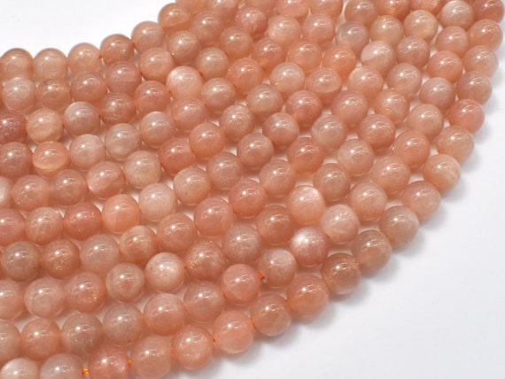 Sunstone Beads, 6mm (6.5mm), Round Beads, 15 Inch, Full Strand, Approx 61 Beads, Hole 1mm (418054014)