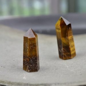 Tiger's Eye Tower Point Mini Crystal Gemstone Tower Obelisk Jewelry Making Bulk Wholesale | Natural genuine stones & crystals in various shapes & sizes. Buy raw cut, tumbled, or polished gemstones for making jewelry or crystal healing energy vibration raising reiki stones. #crystals #gemstones #crystalhealing #crystalsandgemstones #energyhealing #affiliate #ad