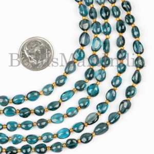 Shop Topaz Chip & Nugget Beads! Rare London Blue Topaz Beads, Topaz Nugget Shape, Topaz Smooth Beads, Topaz Pebble Beads, Blue Topaz Gemstone Beads, Topaz Jewelry Making | Natural genuine chip Topaz beads for beading and jewelry making.  #jewelry #beads #beadedjewelry #diyjewelry #jewelrymaking #beadstore #beading #affiliate #ad