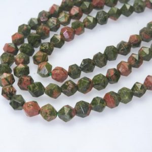 Shop Unakite Jewelry! unakite star cut gemstone beads – red and green faceted stone beads – natural stone bracelet beads – necklace beads supplies -15inch | Natural genuine Unakite jewelry. Buy crystal jewelry, handmade handcrafted artisan jewelry for women.  Unique handmade gift ideas. #jewelry #beadedjewelry #beadedjewelry #gift #shopping #handmadejewelry #fashion #style #product #jewelry #affiliate #ad