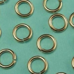 Shop Jump Rings! 10 pcs, 20 gauge ga g, 5mm 14k Gold Filled Jump Rings, aka jump locks, secure | Shop jewelry making and beading supplies, tools & findings for DIY jewelry making and crafts. #jewelrymaking #diyjewelry #jewelrycrafts #jewelrysupplies #beading #affiliate #ad