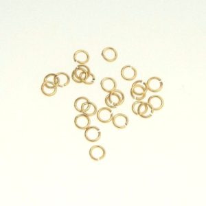 Shop Findings for Jewelry Making! 100pcs 14K Gold Filled 3mm 24ga Open Jump Rings, Made in USA, GF7 | Shop jewelry making and beading supplies, tools & findings for DIY jewelry making and crafts. #jewelrymaking #diyjewelry #jewelrycrafts #jewelrysupplies #beading #affiliate #ad