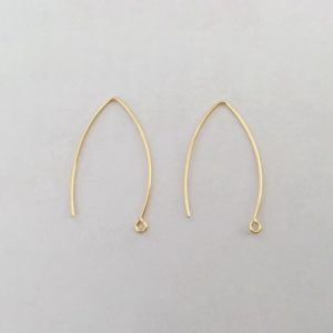 Shop Ear Wires & Posts for Making Earrings! 14K Gold Filled V Shape Ear Wire, Gold Filled Earring Wires for Jewelry Making, Gold Filled Earring Hooks, Gold Filled Earring Jewelry | Shop jewelry making and beading supplies, tools & findings for DIY jewelry making and crafts. #jewelrymaking #diyjewelry #jewelrycrafts #jewelrysupplies #beading #affiliate #ad