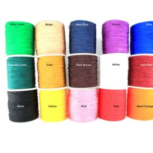 Shop Stringing Material for Jewelry Making! 280m 1mm Nylon Rope Cord Large Spool Roll Knotting Braided Rattail String Thread Wire For Jewelry Making DIY Projects | Shop jewelry making and beading supplies, tools & findings for DIY jewelry making and crafts. #jewelrymaking #diyjewelry #jewelrycrafts #jewelrysupplies #beading #affiliate #ad