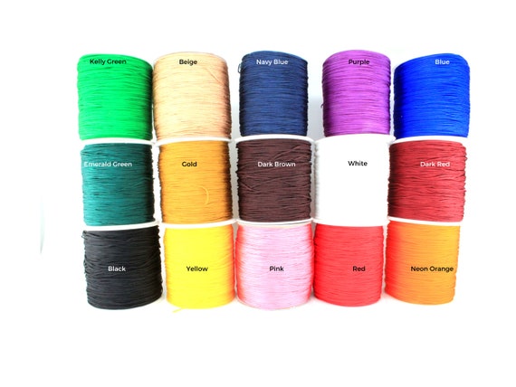 280m 1mm Nylon Rope Cord Large Spool Roll Knotting Braided Rattail String Thread Wire For Jewelry Making Diy Projects
