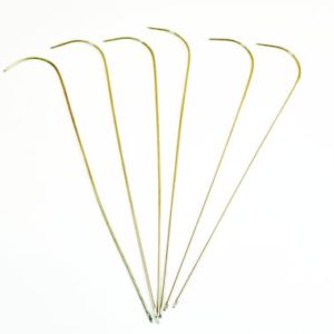 Shop Beading Needles! 4 PCs Big Eye Curved Beading Needles For Seed Beads Spinner Tools "J" Needles | Shop jewelry making and beading supplies, tools & findings for DIY jewelry making and crafts. #jewelrymaking #diyjewelry #jewelrycrafts #jewelrysupplies #beading #affiliate #ad