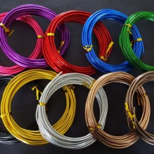 Shop Wire! 50 Meters Of 3mm Mixed Color Aluminum Wire, 9 Gauge, 10 Rolls, 5 Meters Per Roll, Craft and Beading Wire, Jewelry Making & Wire Wrapping | Shop jewelry making and beading supplies, tools & findings for DIY jewelry making and crafts. #jewelrymaking #diyjewelry #jewelrycrafts #jewelrysupplies #beading #affiliate #ad