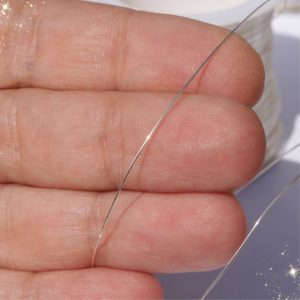 Shop Wire! 925 silver plated cupper round wire, 26 Gauge silver wire for jewellery making, 0.4 mm soft beading wire | Shop jewelry making and beading supplies, tools & findings for DIY jewelry making and crafts. #jewelrymaking #diyjewelry #jewelrycrafts #jewelrysupplies #beading #affiliate #ad