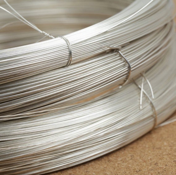 925 Sterling Silver Wires, Round Wires Soft Wire 1.0mm 1.5mm // 1 Meter Hypoallergenic Wire For Jewelry Making Diy Craft Wire