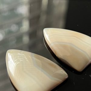 Shop Agate Bead Shapes! Matching pair agate smooth polished drops | Natural genuine other-shape Agate beads for beading and jewelry making.  #jewelry #beads #beadedjewelry #diyjewelry #jewelrymaking #beadstore #beading #affiliate #ad