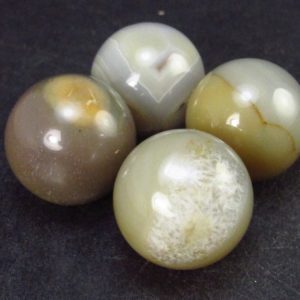 Shop Agate Shapes! Lot of 4 Natural Brown Agate Round Spheres – 43.5 Grams | Natural genuine stones & crystals in various shapes & sizes. Buy raw cut, tumbled, or polished gemstones for making jewelry or crystal healing energy vibration raising reiki stones. #crystals #gemstones #crystalhealing #crystalsandgemstones #energyhealing #affiliate #ad
