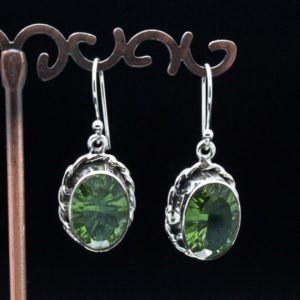 Shop Alexandrite Earrings! Sterling Silver Alexandrite Earrings | Natural genuine Alexandrite earrings. Buy crystal jewelry, handmade handcrafted artisan jewelry for women.  Unique handmade gift ideas. #jewelry #beadedearrings #beadedjewelry #gift #shopping #handmadejewelry #fashion #style #product #earrings #affiliate #ad