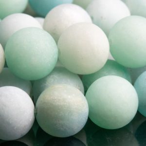 Shop Amazonite Round Beads! Genuine Natural Amazonite Gemstone Beads 10MM Matte Blue Round A Quality Loose Beads (103134) | Natural genuine round Amazonite beads for beading and jewelry making.  #jewelry #beads #beadedjewelry #diyjewelry #jewelrymaking #beadstore #beading #affiliate #ad