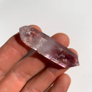 Shop Amethyst Points & Wands! Natural double terminated Amethyst Crystal from Namibia / Brandberg / Natural purple Amethyst Tip collectible / minerals / gift | Natural genuine stones & crystals in various shapes & sizes. Buy raw cut, tumbled, or polished gemstones for making jewelry or crystal healing energy vibration raising reiki stones. #crystals #gemstones #crystalhealing #crystalsandgemstones #energyhealing #affiliate #ad
