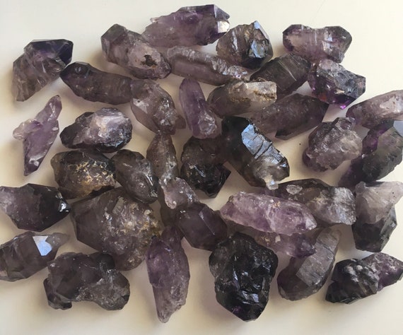 Smoky Amethyst Window/ Skeleton Crystals From Chiredzi Zimbabwe, Raw Natural Stone, Healing Crystal, Healing Stone, Spiritual Stone