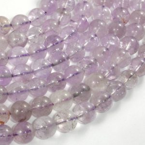 Shop Ametrine Round Beads! Light Amethyst, Ametrine, 10mm (10.4mm), Round Beads, 15.5 Inch, Full strand, Approx 39 beads, Hole 1mm (115054049) | Natural genuine round Ametrine beads for beading and jewelry making.  #jewelry #beads #beadedjewelry #diyjewelry #jewelrymaking #beadstore #beading #affiliate #ad