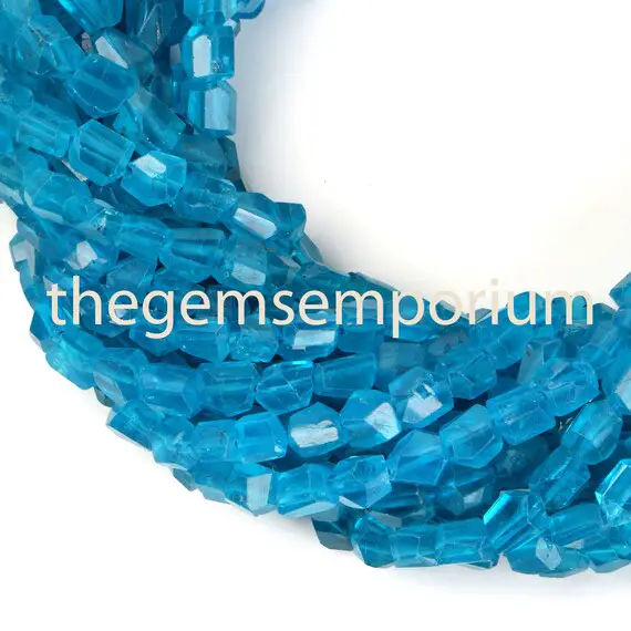Apatite Nugget Beads, Apatite Faceted Beads, Apatite Faceted Nuggets, Apatite Beads, Fancy Nugget Beads, Apatite Beads, Jewelry Making Beads