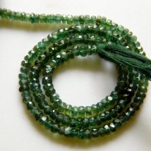 Shop Apatite Faceted Beads! Green Apatite Rondelle Beads, 4mm Faceted Beads, Wholesale Gemstones, 13 Inch Strand | Natural genuine faceted Apatite beads for beading and jewelry making.  #jewelry #beads #beadedjewelry #diyjewelry #jewelrymaking #beadstore #beading #affiliate #ad