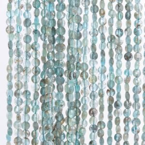 Shop Aquamarine Faceted Beads! 104 / 51 Pcs – 4x2MM Light Blue Aquamarine Beads Brazil Genuine Natural Faceted Flat Round Button Gemstone Loose Beads (117541) | Natural genuine faceted Aquamarine beads for beading and jewelry making.  #jewelry #beads #beadedjewelry #diyjewelry #jewelrymaking #beadstore #beading #affiliate #ad