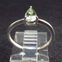 Cute Delicate Genuine Facetted Aquamarine Gem Sterling Silver Ring – Size 6.5 – 1.13 Grams | Natural genuine Gemstone jewelry. Buy crystal jewelry, handmade handcrafted artisan jewelry for women.  Unique handmade gift ideas. #jewelry #beadedjewelry #beadedjewelry #gift #shopping #handmadejewelry #fashion #style #product #jewelry #affiliate #ad