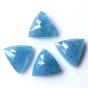 Shop Aquamarine Shapes! Blue Aquamarine Rose Cut Flat Back Faceted Gemstone AA+ Quality Natural Aquamarine Trillion Shape Loose Gemstone For Making Jewelry | Natural genuine stones & crystals in various shapes & sizes. Buy raw cut, tumbled, or polished gemstones for making jewelry or crystal healing energy vibration raising reiki stones. #crystals #gemstones #crystalhealing #crystalsandgemstones #energyhealing #affiliate #ad