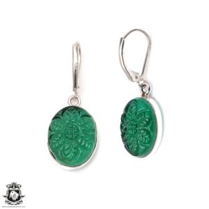 Shop Aventurine Earrings! 1.7 Inch Carved Aventurine 925 SOLID Sterling Silver Leverback Earrings E165 Minimalist Earrings • Dangle & Drop Earrings • Dangle Earrings | Natural genuine Aventurine earrings. Buy crystal jewelry, handmade handcrafted artisan jewelry for women.  Unique handmade gift ideas. #jewelry #beadedearrings #beadedjewelry #gift #shopping #handmadejewelry #fashion #style #product #earrings #affiliate #ad