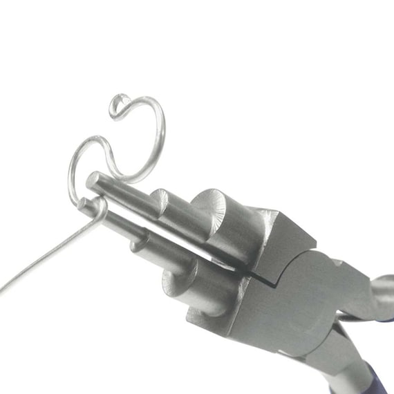 6-in-1 Bail Making Pliers For Wire Jewelry Making – Round Stepped Looping Tool 2mm–9mm #1031