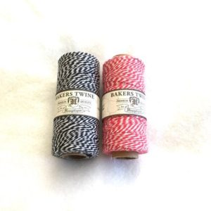 Shop Hemp Twine! Bakers Twine-Hemp Twine-Black and Red-Cording-Gift Wrap-DIY Crafts-Bible Journaling-Scrapbooking-Card-Making-Embellishments-Craft Ribbon | Shop jewelry making and beading supplies, tools & findings for DIY jewelry making and crafts. #jewelrymaking #diyjewelry #jewelrycrafts #jewelrysupplies #beading #affiliate #ad