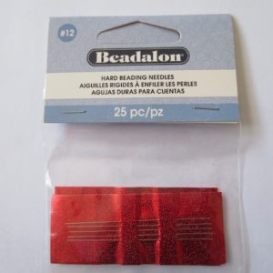 Shop Beading Needles! Beadalon Beading Needles – 25 pc Package – Size 12 | Shop jewelry making and beading supplies, tools & findings for DIY jewelry making and crafts. #jewelrymaking #diyjewelry #jewelrycrafts #jewelrysupplies #beading #affiliate #ad