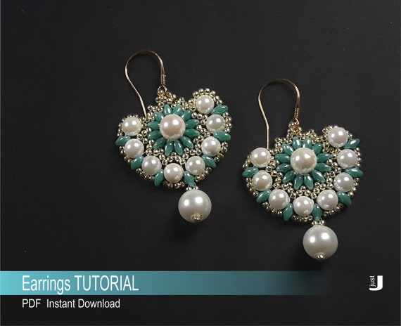 Bollywood Earring Tutorial Beginners Friendly, Diy Jewelry Pattern, Instant Download
