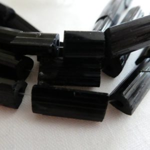 Black tourmaline tube beads-9-15mm beads-6 pieces- jewelry beads supply-black tourmaline -craft beads-tourmaline cylinder beads | Natural genuine other-shape Gemstone beads for beading and jewelry making.  #jewelry #beads #beadedjewelry #diyjewelry #jewelrymaking #beadstore #beading #affiliate #ad