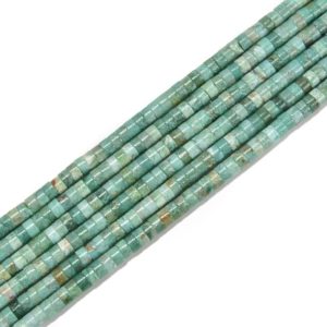 Natural Green Dragon Bloodstone Heishi Disc Beads Size 2x4mm 15.5'' Strand | Natural genuine other-shape Gemstone beads for beading and jewelry making.  #jewelry #beads #beadedjewelry #diyjewelry #jewelrymaking #beadstore #beading #affiliate #ad