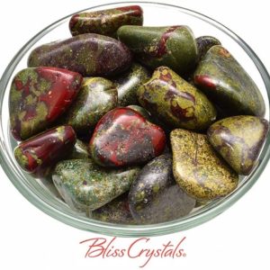 Shop Bloodstone Stones & Crystals! 1 Large Dragon Blood Stone Jasper Tumbled Crystal For Courage Jewelry & Crafts Healing Crystal And Stone #db03 | Natural genuine stones & crystals in various shapes & sizes. Buy raw cut, tumbled, or polished gemstones for making jewelry or crystal healing energy vibration raising reiki stones. #crystals #gemstones #crystalhealing #crystalsandgemstones #energyhealing #affiliate #ad