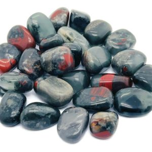 Shop Tumbled Bloodstone Crystals & Pocket Stones! African Bloodstone Tumbled Stone – African Bloodstone Tumbled Stone – Gifts  – TU1049 | Natural genuine stones & crystals in various shapes & sizes. Buy raw cut, tumbled, or polished gemstones for making jewelry or crystal healing energy vibration raising reiki stones. #crystals #gemstones #crystalhealing #crystalsandgemstones #energyhealing #affiliate #ad